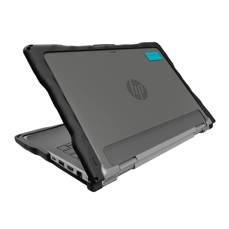 Gumdrop Cases Gumdrop DropTech Laptop Case Fits HP ProBook x360 11 G5/G6/G7 EE. Designed for K-12 Students, Teachers, and Classrooms â€“ Drop Tested, Rugged, Shockproof Bumpers for Reliable Device Protection â€“ Black - Image 1
